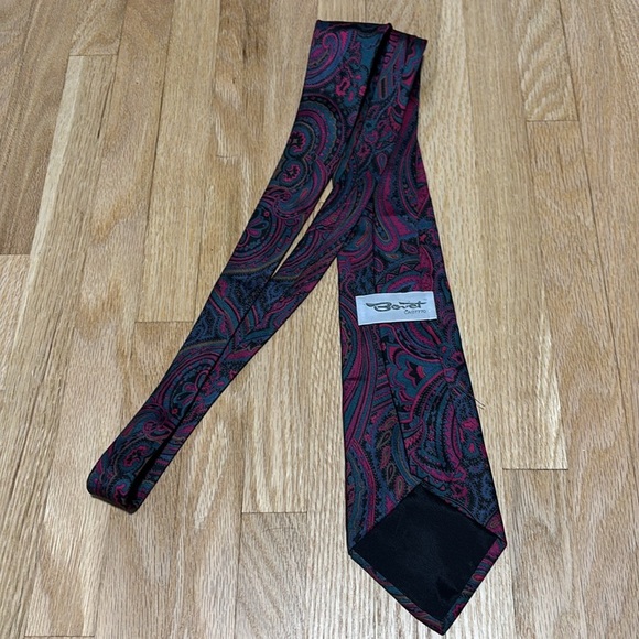 Vintage Bovet 100% Silk Paisley Neck Tie - Picture 2 of 6